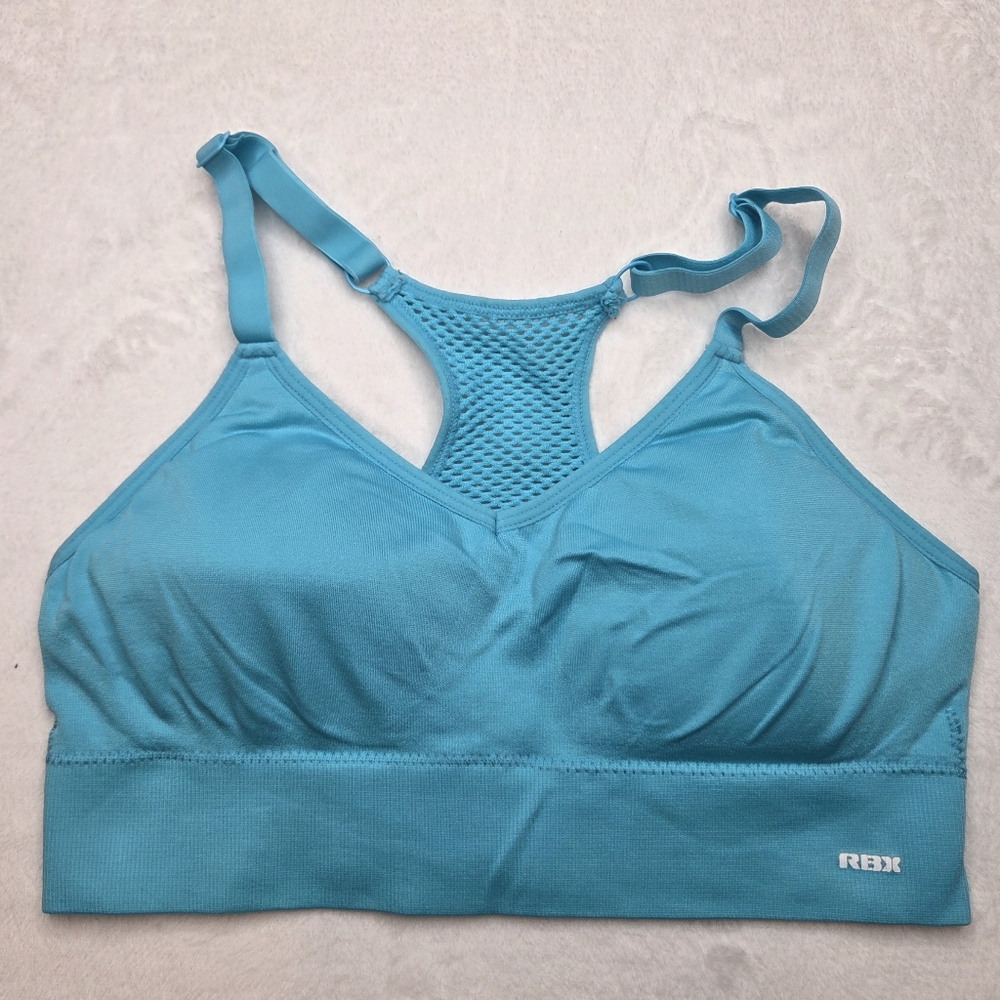 RBX Women's Teal Sports Bra Size Medium